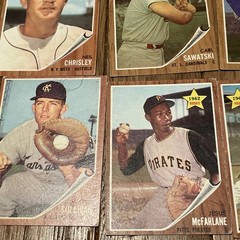 Lot Of 38 1962 Topps Rookies And Stars Great Cards Most Vg Condition Checklist