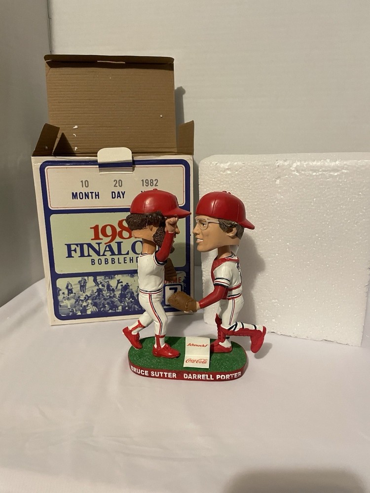 1982 STL Cardinals Final Out Bobble Head Game 7 See Pics Details/Wear