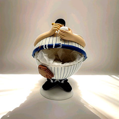 Dept 56 Chicago Cubs Flip Top Candy Dish 2004 Baseball Collectible No Box
