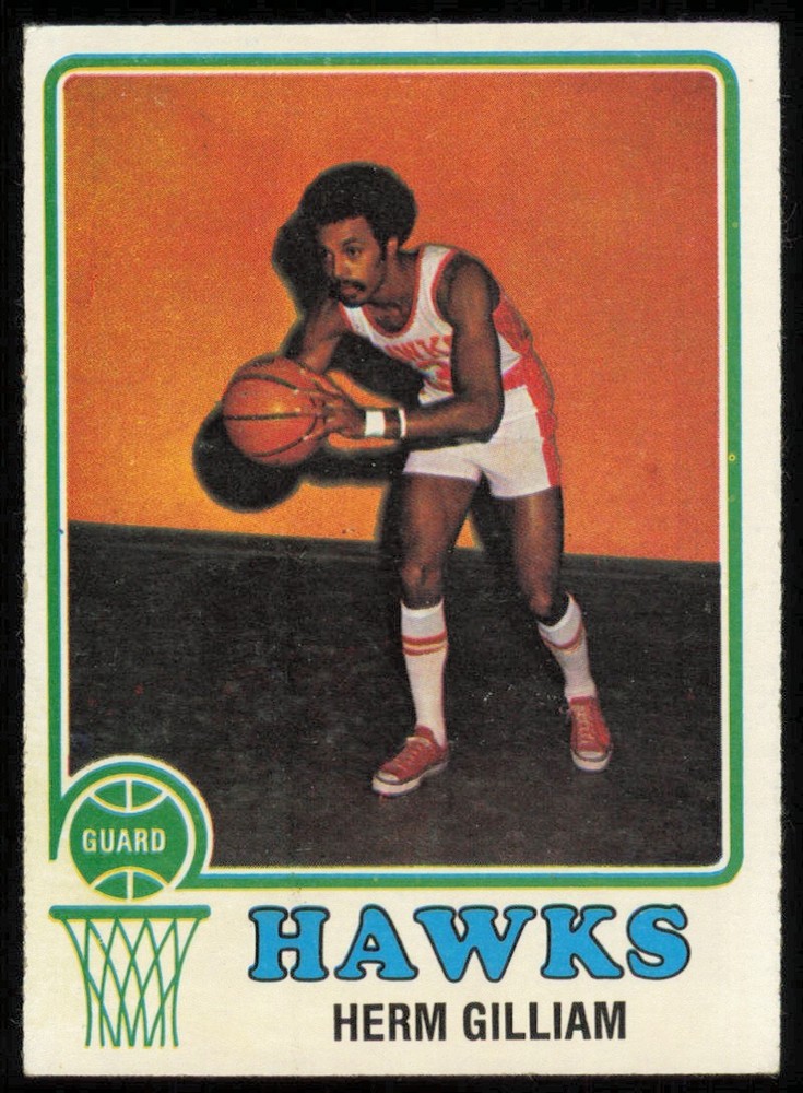1973-74 TOPPS HERM GILLIAM ATLANTA HAWKS #106 NM