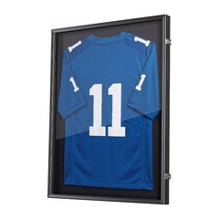 Uimoso Wooden Display Case for Sports Jerseys, 35.4×27.6×1.5 in Shadow Box Frame