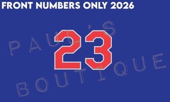 Los Angeles Dodgers FRONT NUMBER ONLY 2026 Alternate Jersey NO STITCHING NEEDED