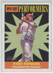 Ryan Howard – 2007 Topps Heritage #NP1 New Age Performers Insert – Phillies