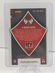 2021 Panini Rookies & Stars – Crusade Ja’Marr Chase #CR-26 Silver Prizm (RC)