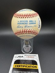 Nolan Ryan Signed Baseball JSA Certified Autograph Nice Auto