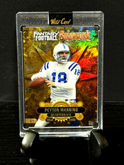 Peyton Manning #1/1 Fantasy Football Steampunk Wild Card (2026) GOLD STAR