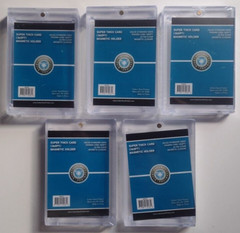 (5) CSP 360Pt. Super Thick Magnetic Card Holder Protector NIP Corner Protection