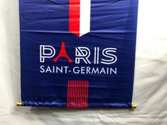 Paris Saint Germain PSG Pennant Soccer Flag Single Sided 3 feet by 15 inches