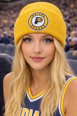 Indiana Pacers Indoor/Outdoor Beanie “New With Tags”