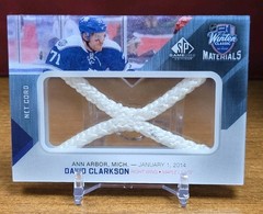 2015 SP Game Used Hockey DAVID CLARKSON Net Cord Winter Classic /35 Maple Leafs