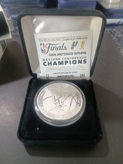 San Antonio Spurs 2026 FINALS CHAMPIONSHIP COIN silver Plated Of 5000
