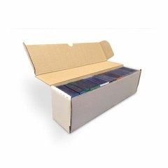 (7 pk) BCW 14 in Toploader Cardboard Storage Box-Sport Trading Card Boxes