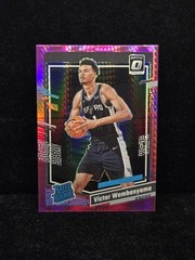 Victor Wembanyama 2023-24 Donruss Optic #225 Rookie Pink Hyper Prizm Spurs