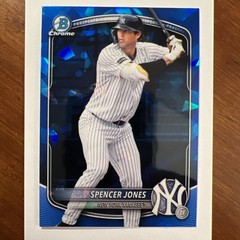 2025 Bowman Chrome Draft Sapphire Edition Spencer Jones Yankees #BDC-9 (RC)