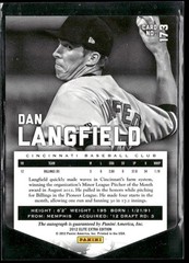 2012 Panini Elite Extra Edition #173 Dan Langfield Signature Status Blue #/50