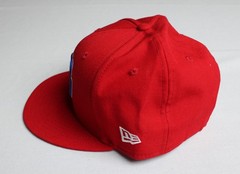 Montreal Expos Unisex Adult’s New Era 59Fifty Fitted Hat WR4 Red Size 7 1/2
