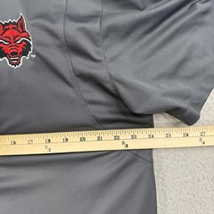 Arkansas State Red Wolves Polo Shirt Mens XL Gray Sport-Tek Polyester NCAA