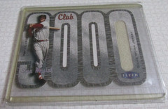 2000 Fleer Stan Musial 3000 Club Game Used Jersey Pc 52/975