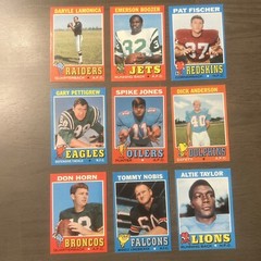 1971 TOPPS FOOTBALL- YOU PICK #1 -200 COMPLETE YOUR SET FREE SHIPPING