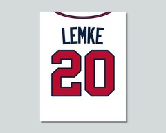compare to MARK LEMKE Atlanta Braves Baseball Photo Picture 8×10 11×14 16×20 JZ