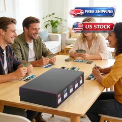 Trading Card Storage Box with Cardboard Toploader Boxes 6 Drawer
