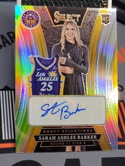 2025 Panini Select WNBA Draft Selections Prizm RC Sarah Ashlee Barker Auto