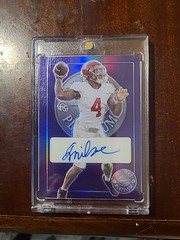 Jalen Milroe (RC) Auto /10 Seahawks QB 2024 Leaf Pro Set Platinum Purple SSP