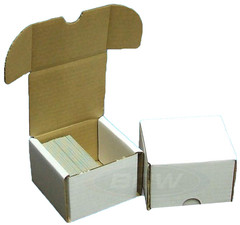 50 BCW 200 Count Cardboard Storage Boxes Trading Sport Card Holder Case Baseball