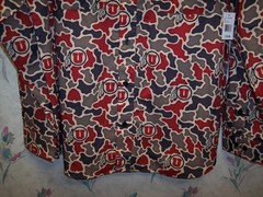 UNIVERSITY OF UTAH UTES AMIGO PROVISIONS CO MENS OUTDOOR ACTIVE LS FAN SHIRT XL
