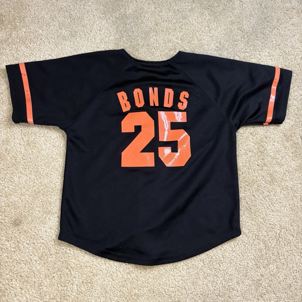 Barry Bonds San Francisco Giants Children’s Athletic Size 8 MLB Baseball Jersey