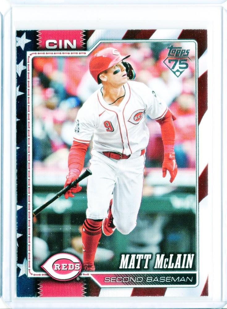 2026 Topps Series 1 Matt McLain #81 Independence SSP #’d/76 Reds