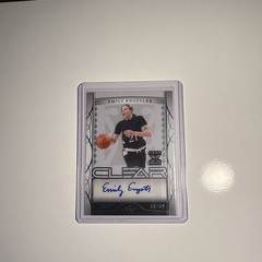 2022-23 Leaf Trinity Clear Auto black /49 Emily Engstler #CA-EE1 Mystics