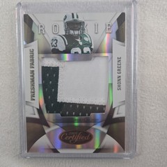 Shonn Greene 2009 Donruss Certified Freshman Fabric Mirror Gold /25 #241 RC