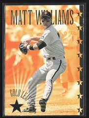 Matt Williams 1995 Leaf Gold Stars /10000 #14 San Francisco Giants