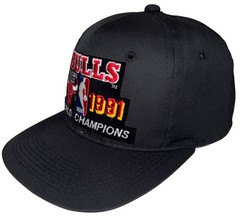 Vintage Chicago Bulls 1991 NBA World Champions Snapback Hat Sports Specialties