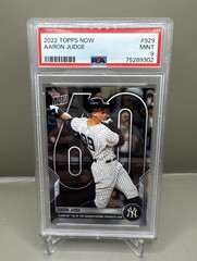 2022 Topps Now #929 Aaron Judge #929 – PSA 9 MINT – Clubs 60th HR of the season