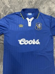 “RETRO” Chelsea 95/97 COORS Home Men’s Jersey Size L Slim (fits M loose)