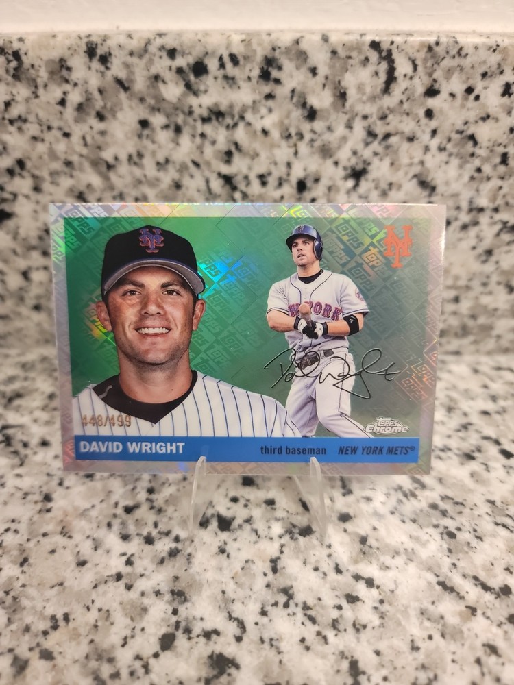 DAVID WRIGHT 2025 Topps Chrome Platinum Topps Refractor #483 26/499