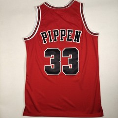 Scottie Pippen #33. 97-98 Season Finals Edition Retro Red Jersey. Sizes S-2XL