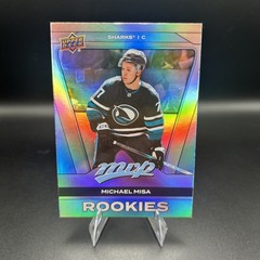 Michael Misa 2025-26 UD MVP Silver Collection Rookie Card #271 Sharks