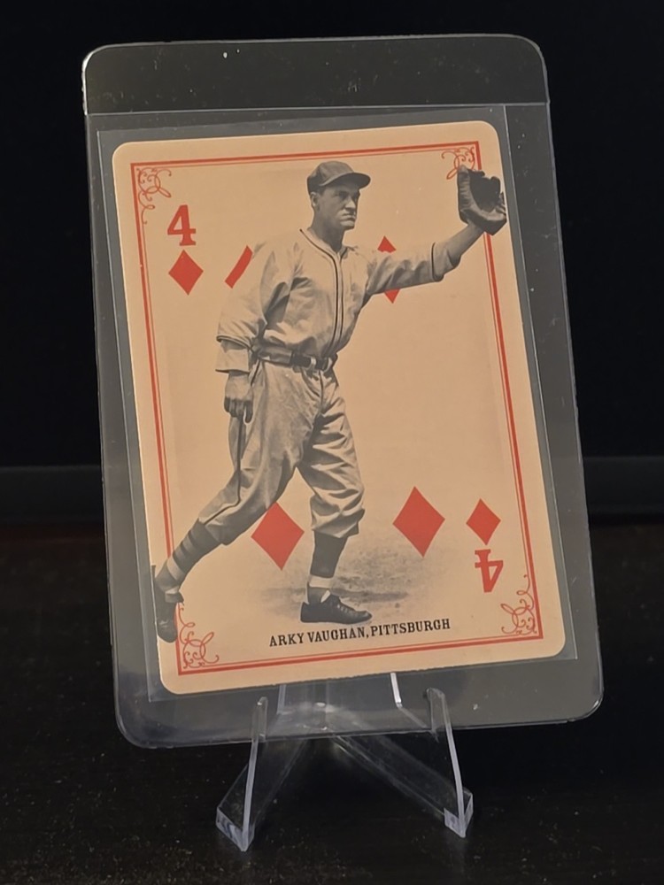 2013 Panini Golden Age Playing Cards #45 Arky Vaughan – PITTSURGH