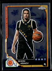 Shon Abaev – 2025 Topps Chrome McDonald’s All-American Basketball #1