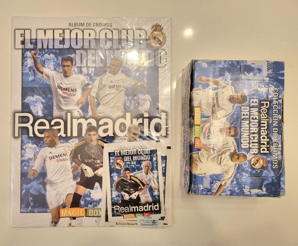 El Mejor Club Del Mundo Real Madrid, 1 Album + 1 Box. Ronaldo, Figo, Zidane.