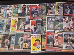 Roger Clemens Lot Of 400+ Cards Most 1986 To 1990s W/Inserts In Album Pages