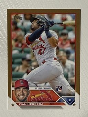 Ivan Herrera 2023 Topps Gold RC #58 1733/2023 St. Louis Cardinals