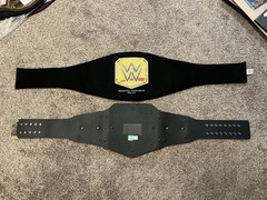 WWE WWF John Cena Roman Reigns Dual Signed Undisputed Replica Belt Fanatics