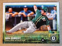 BEN ZORBRIST – 2015 TOPPS S2 SPARKLE (BACK OF HELMET) SP #386 SEE BELOW FOR MORE
