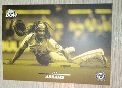 CJ Abrams 2024 Topps B&W #75 Yellow /75