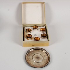 Metal Shot Glass Set Made in USSR Russian Vodka