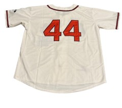Hank Aaron Milwaukee Braves Jersey Men’s XL 1957 Home Cream w Zipper Atlanta